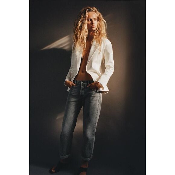 Zara jeans straight leg washed US 4 - Picture 1 of 6
